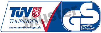 Знак GS (образец TÜV Thüringen e.V.)